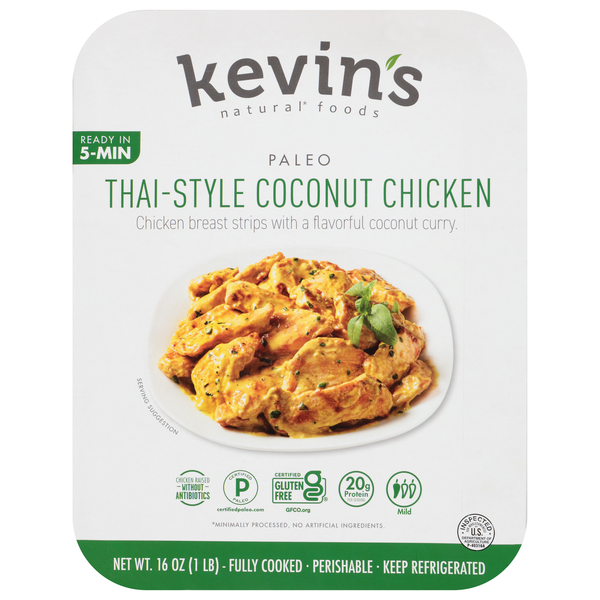 Kevin's Natural Foods Paleo Thai-Style Coconut Chicken Refrigerated