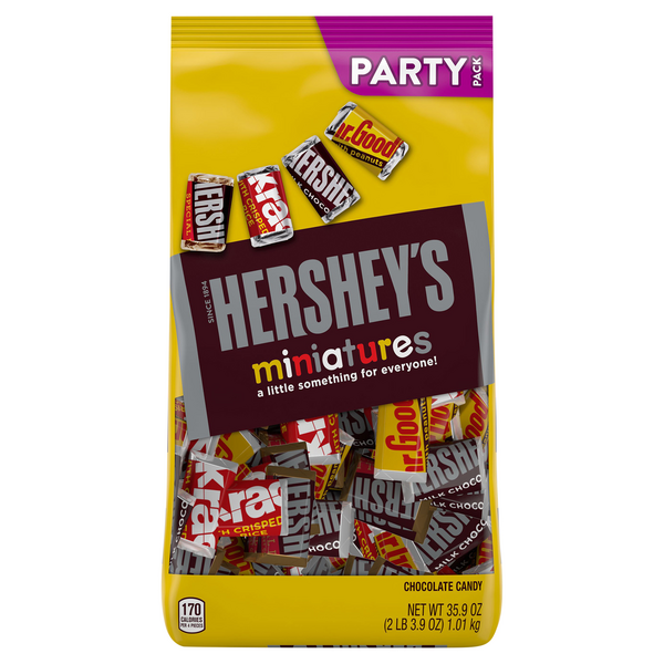 Hershey's Chocolate Candy Assortment Miniatures Party Pack