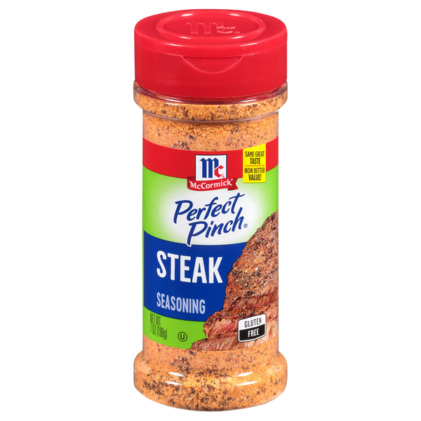 Save on McCormick Perfect Pinch Steak Seasoning Gluten Free Order