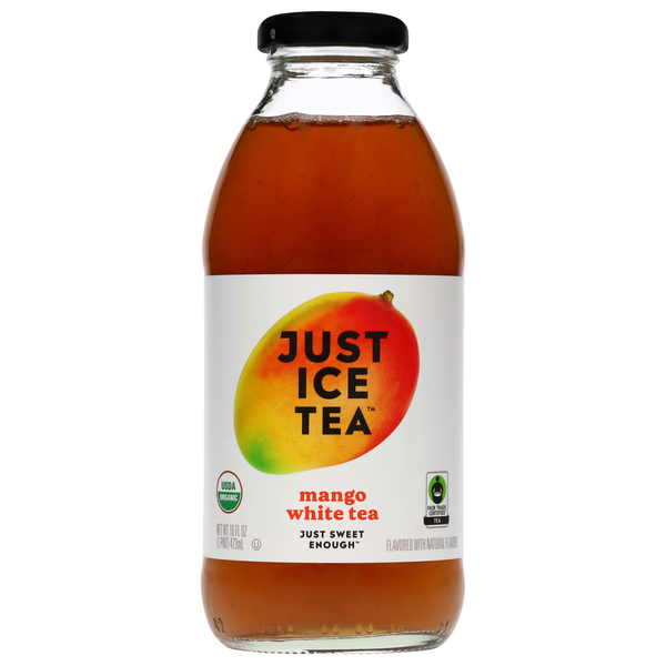 Just Ice Tea Just Sweet Enough Mango White Tea