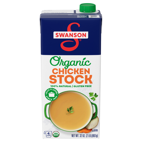 Swanson Organic Gluten Free Chicken Stock