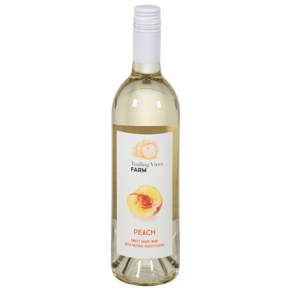 Trailing Vines Farm Peach Sweet Grape Wine