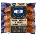 Wright Brand White Cheddar & Bacon Smoked Sausage - 4 ct