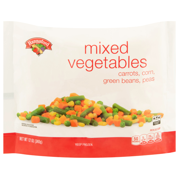 Hannaford Mixed Vegetables Frozen