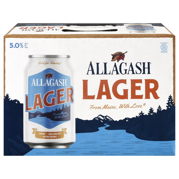 Allagash Lager Beer - 12 pk