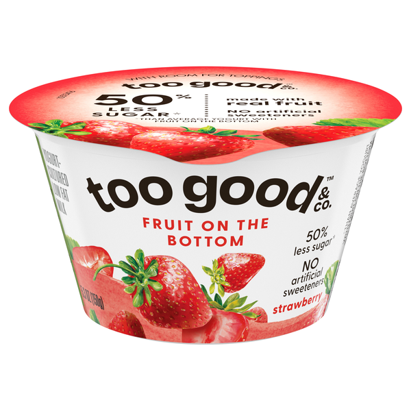 Too Good & Co. Fruit on the Bottom Strawberry Yogurt Cup
