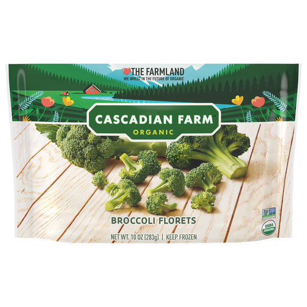 Save on Cascadian Farm Organic Broccoli Florets Frozen Order