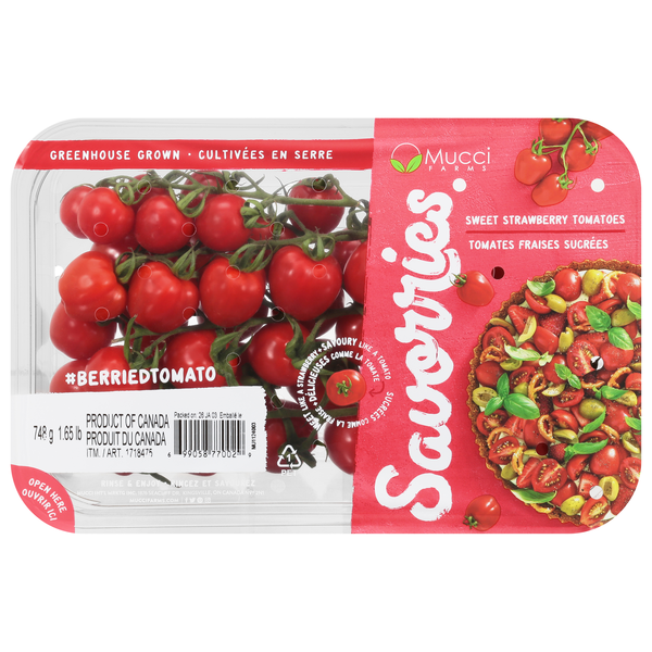 Mucci Farms Savorries Sweet Strawberry Tomatoes