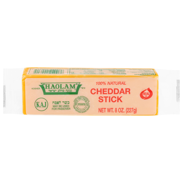 Haolam Kosher Yellow Cheddar Cheese Block