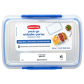 Rubbermaid Pack + Go Small Split Divided Snack Container 1.5 Cup