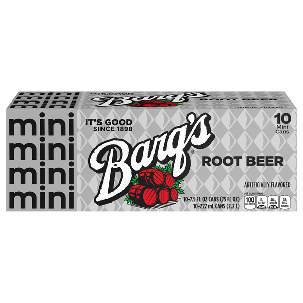 Barq's Root Beer Soda - 10 pk