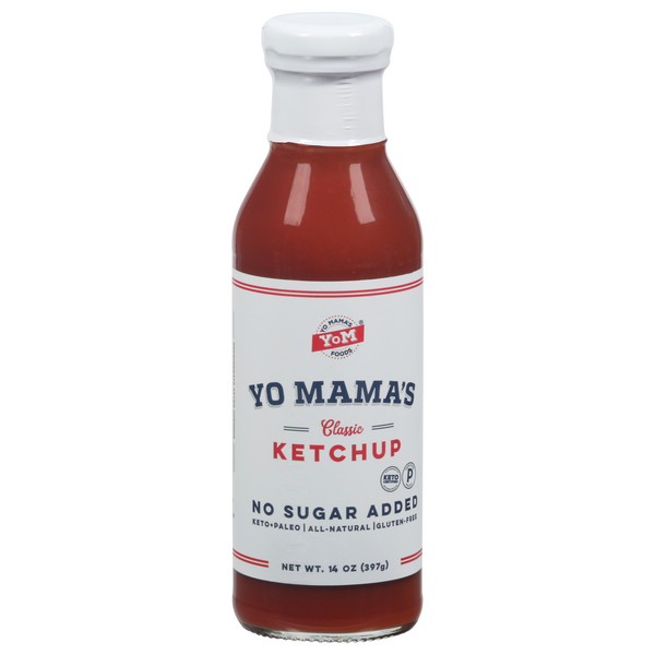 Yo Mama's No Sugar Added Classic Ketchup
