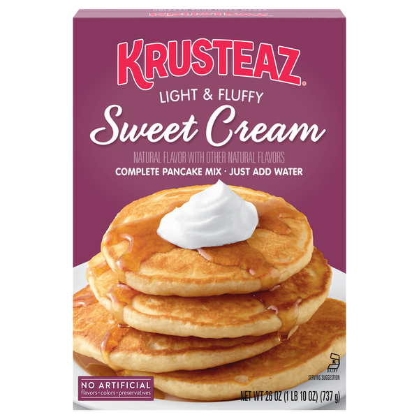 Krusteaz Light & Fluffy Sweet Cream Complete Pancake Mix