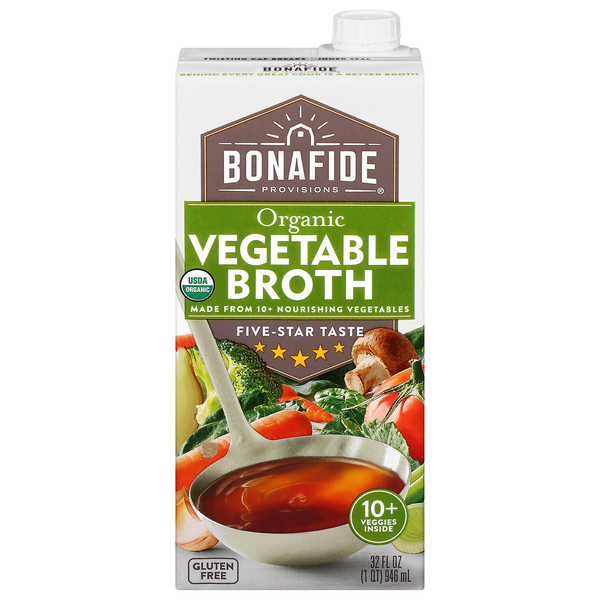 Bonafide Provisions Organic Gluten Free Vegetable Broth