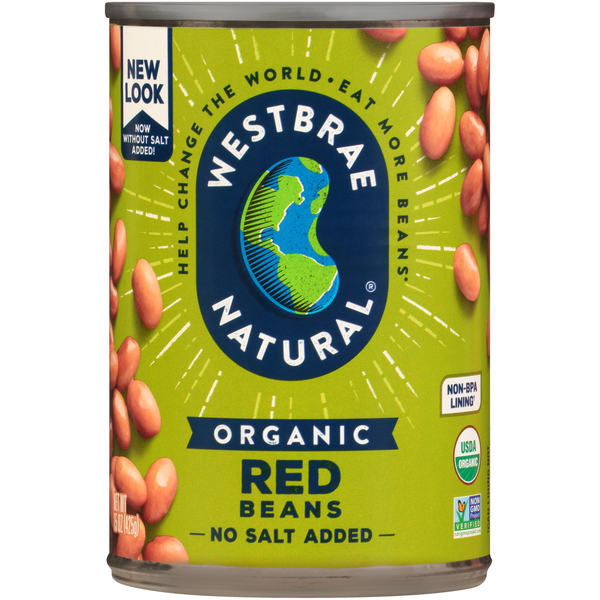 Westbrae Natural Organic No Salt Added Red Beans
