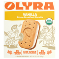 Olyra Organic Vanilla Creme Breakfast Bars Biscuits Packs - 4 ct
