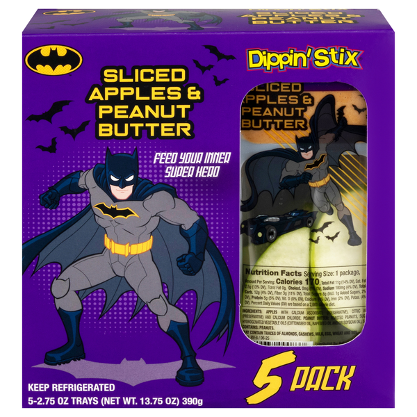Dippin' Stix Sliced Apples & Peanut Butter - 5 ct
