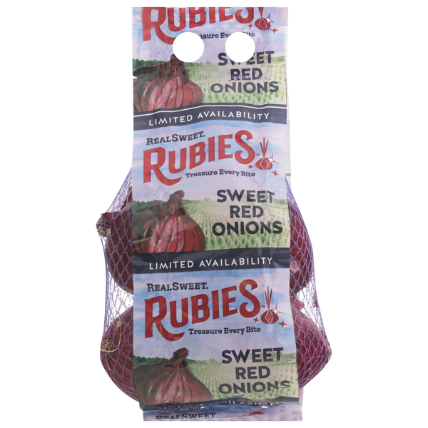 Rubies Sweet Red Onions Bag