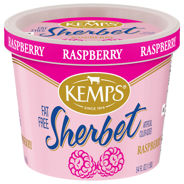 Kemps Fat Free Raspberry Sherbet