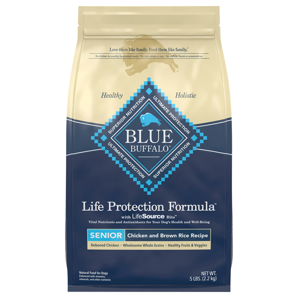 Blue Buffalo Life Protection Senior Chicken & Brown Rice Dry Dog Food