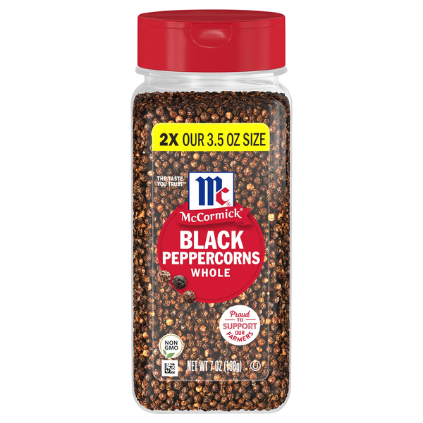 McCormick Whole Black Peppercorns