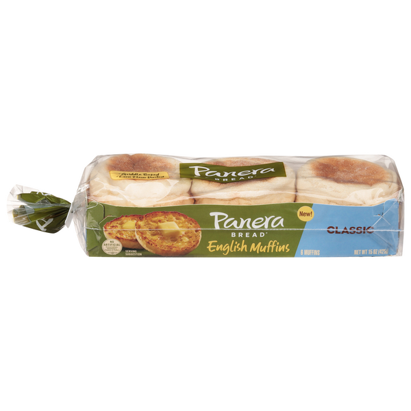 Panera Bread Classic English Muffins - 6 ct