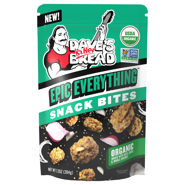 Dave's Killer Bread Organic Epic Everything Crunchy Snack Bites