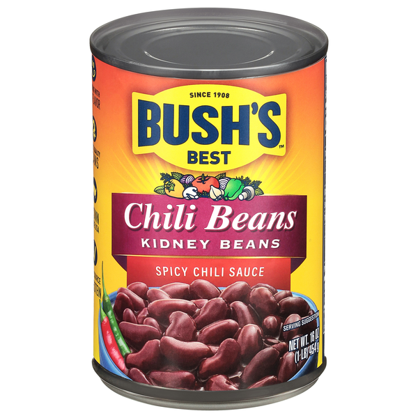 Bush's Best Kidney Chili Beans in Spicy Sauce