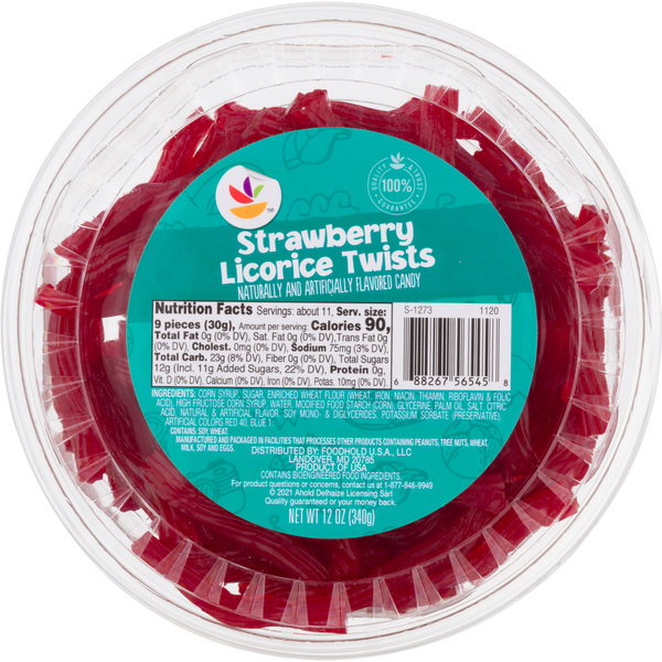 Our Brand Red Strawberry Licorice Candy Twists