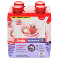 SlimFast High Protein Strawberries & Cream Meal Replacement Shake - 4 pk