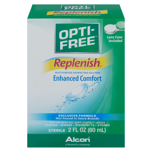 Opti-Free Replenish Multi Purpose Disinfecting Solution Enhanced Comfort