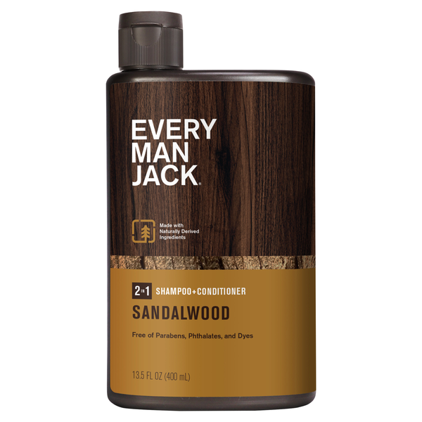 Every Man Jack Daily Sandalwood 2-in-1 Shampoo & Conditioner