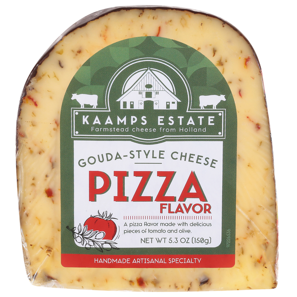 Kaamps Estate Gouda-Style Pizza Flavor Cheese Wedge