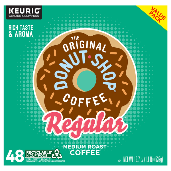 The Original Donut Shop Regular Medium Roast K-Cup Coffee Pods