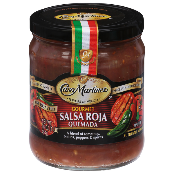 Save on Casa Martinez Roja Quemada Salsa Fire Roasted Order Online