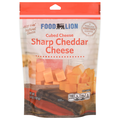 Food Lion Sharp Cheddar Cheese Cubes