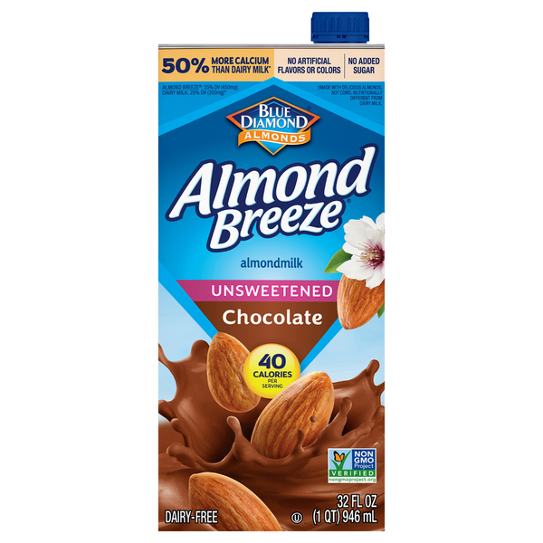 Almond Breeze Unsweetened Chocolate Almondmilk Shelf Stable