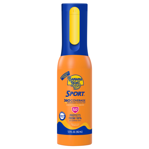 Banana Boat Sport Complete Coverage Clear Sunscreen Mist SPF 50+