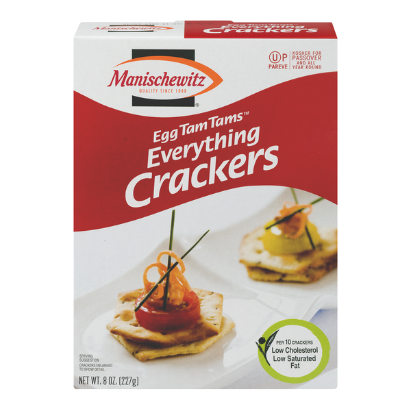 Manischewitz Everything Tam Tam Crackers Kosher For Passover