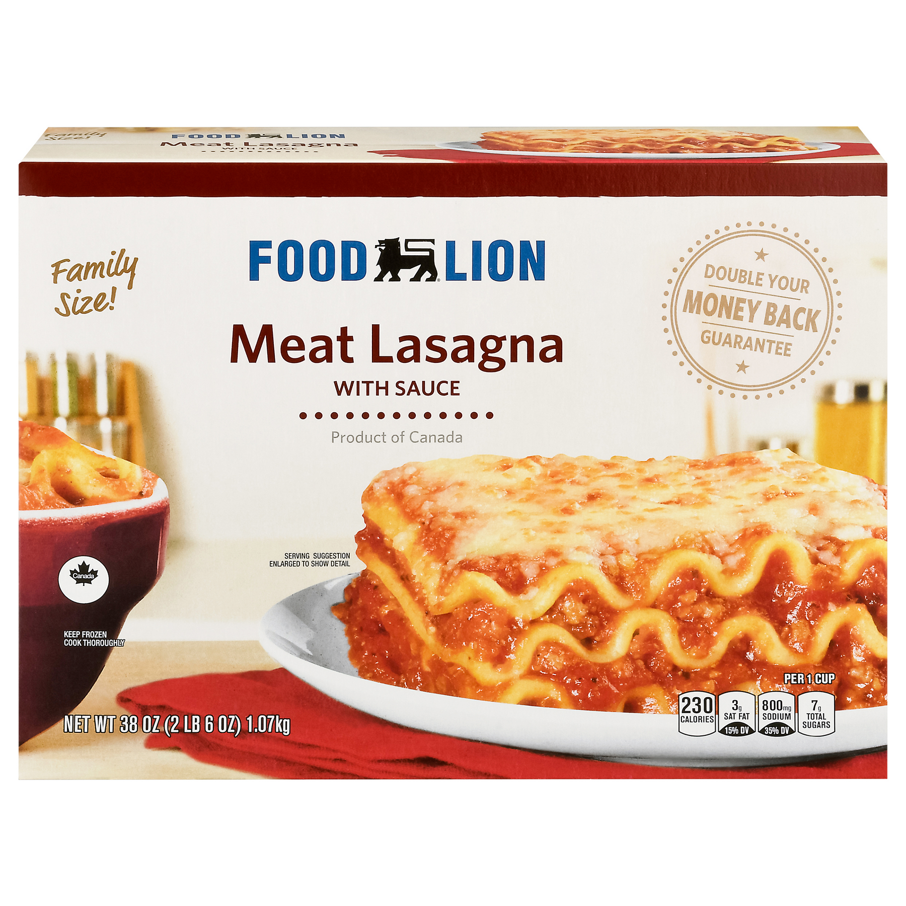 Food Lion Food Lion Meat Lasagna with Sauce Family Size