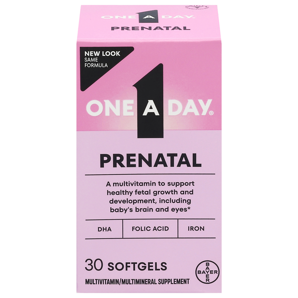 One A Day Women's Prenatal 1 Multivitamin with DHA & Folic Acid Softgels