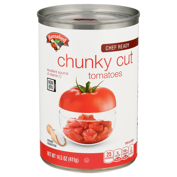 Hannaford Chef Ready Chunky Cut Tomatoes