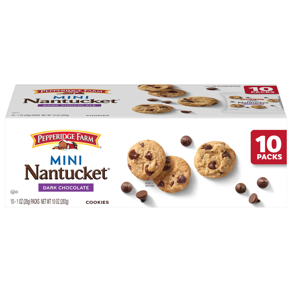 Pepperidge Farm Mini Nantucket Dark Chocolate Chip Cookies - 10 ct