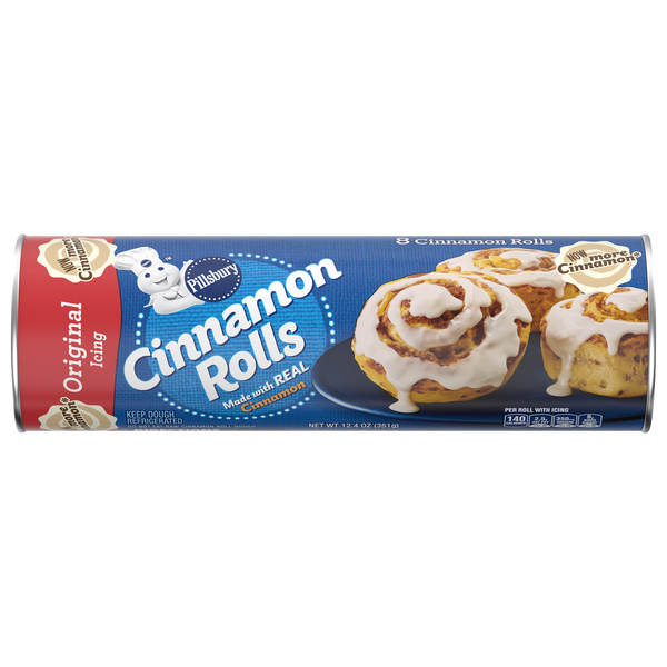 Pillsbury Cinnamon Rolls with Original Icing - 8 ct