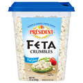 President Fat Free Feta Cheese Crumbles