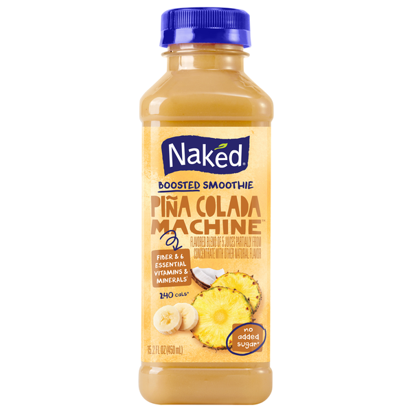 Naked No Added Sugar Pina Colada Boosted Smoothie