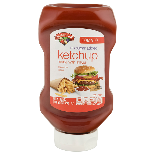 Hannaford No Sugar Added Tomato Ketchup