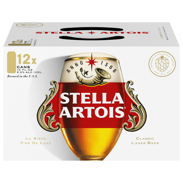 Stella Artois Premium Lager Beer - 12 pk