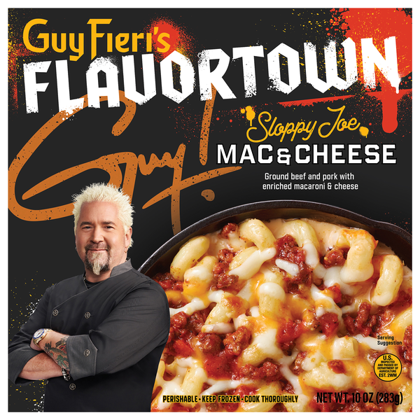 Guy Fieri's Flavortown Sloppy Joe Mac & Cheese Frozen