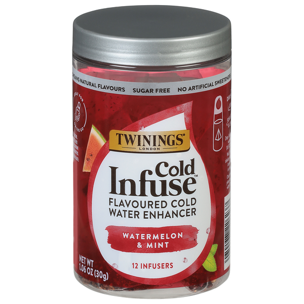 Save on Twinings Cold Infuse Flavored Water Enhancer Watermelon & Mint Order Online Delivery